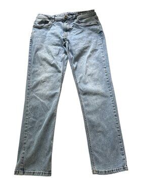 The Perfect Jean NYC Mens 33x32 Denim Pants Blue Stretch Athletic Fit Blue Jeans